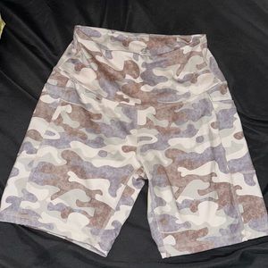 Workout shorts; worn once; too big for me